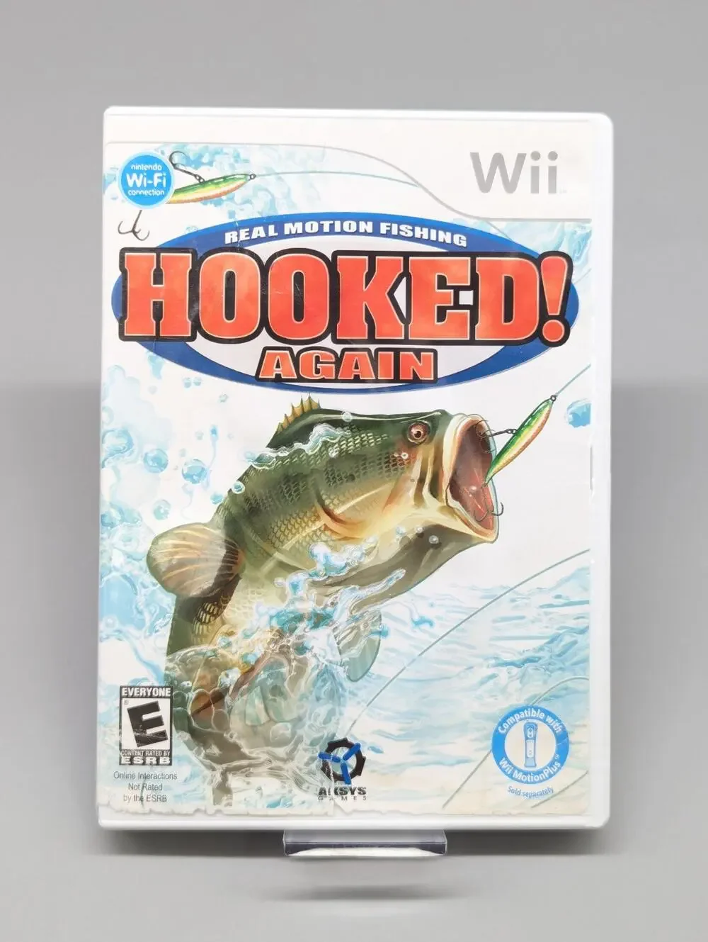 Nintendo Wii Hooked Again Real Motion Fishing Video Game No Manual